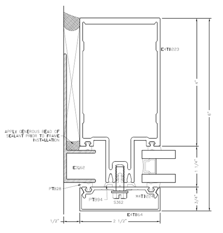 curtain wall slab details