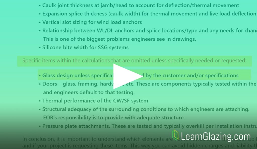 Did You Know? Glazing Engineering Review LearnGlazing