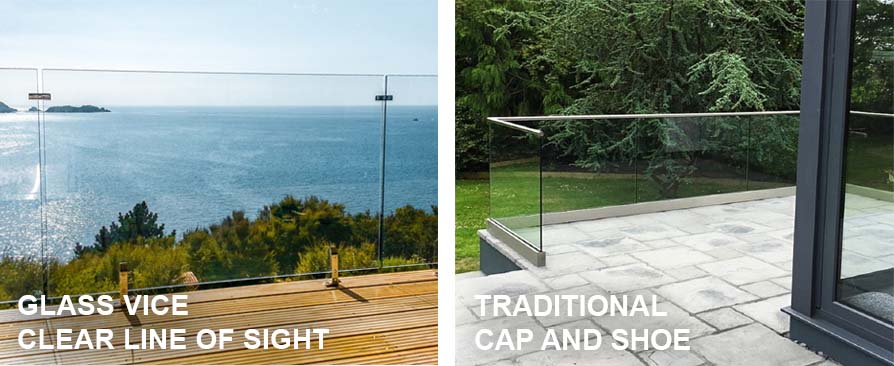 Comparative Analysis: Glass Vice Clearline® vs. Traditional Base Shoe and Top Rail/Cap Systems